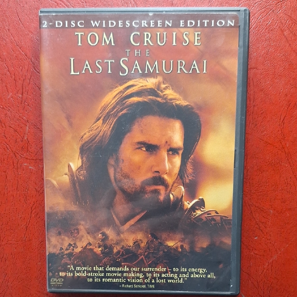 The Last Samurai DVD - 2-Disc Set with Red and Black Cover